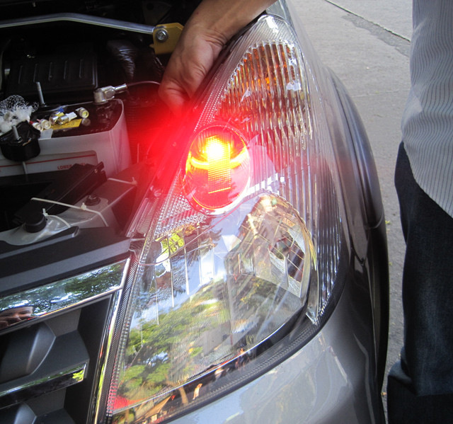 示宽灯 超亮 led t10 冰蓝汽车牌照灯改装专用5瓦大功率带透镜