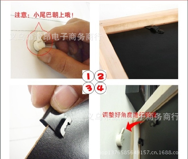 批发装饰画配件无痕钉/隐形相框墙钉/隐形挂钉装饰配件钢钉钩