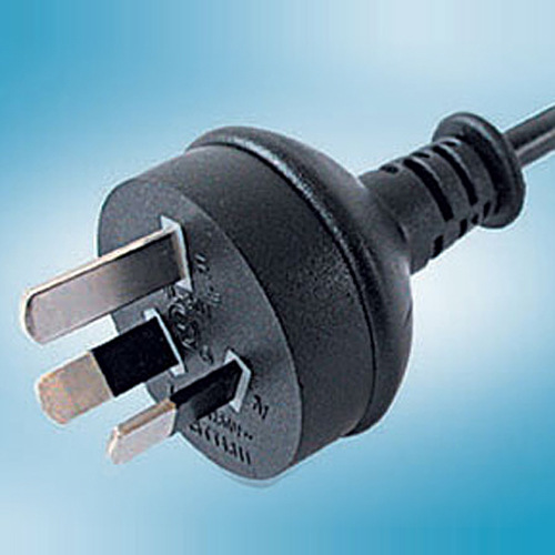 强力ql-213 澳洲三扁插 认证电源线 三芯插头 pvc材料 加工定制