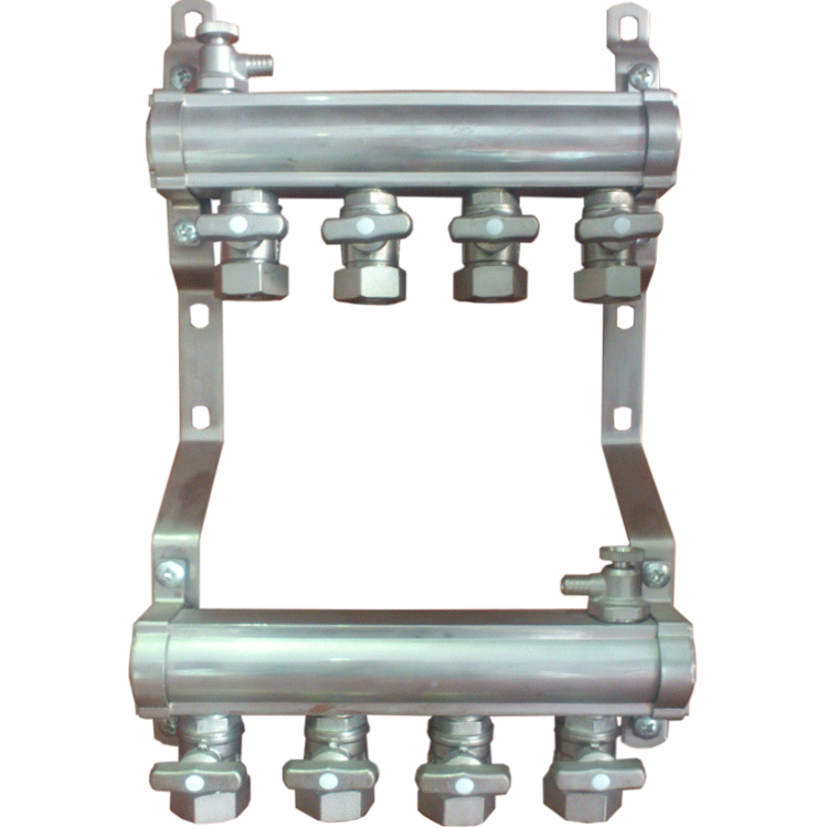 西子家家牌国标分水器,地暖专用,铜球,质保两年,厂家直销