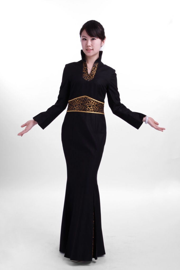 迎宾小姐服装 礼仪剪彩服务员旗袍 酒店服务员工作服 女职业套装