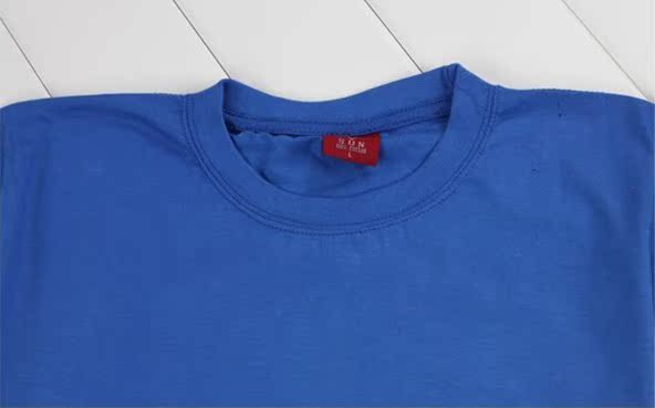 尚百依 批发定做180g圆领广告衫文化衫班服diy空白t恤来图定制