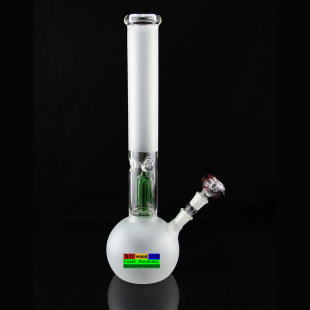 雷鬼rasta磨砂款三芯过滤玻璃bong 水烟斗weed专用烟具