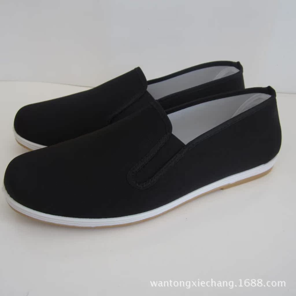 万通鞋厂老北京工艺布鞋 懒汉鞋 遛弯鞋 手工制作 经久耐磨