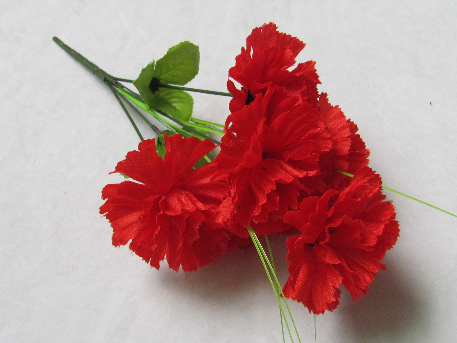 供应绢花7头康乃新