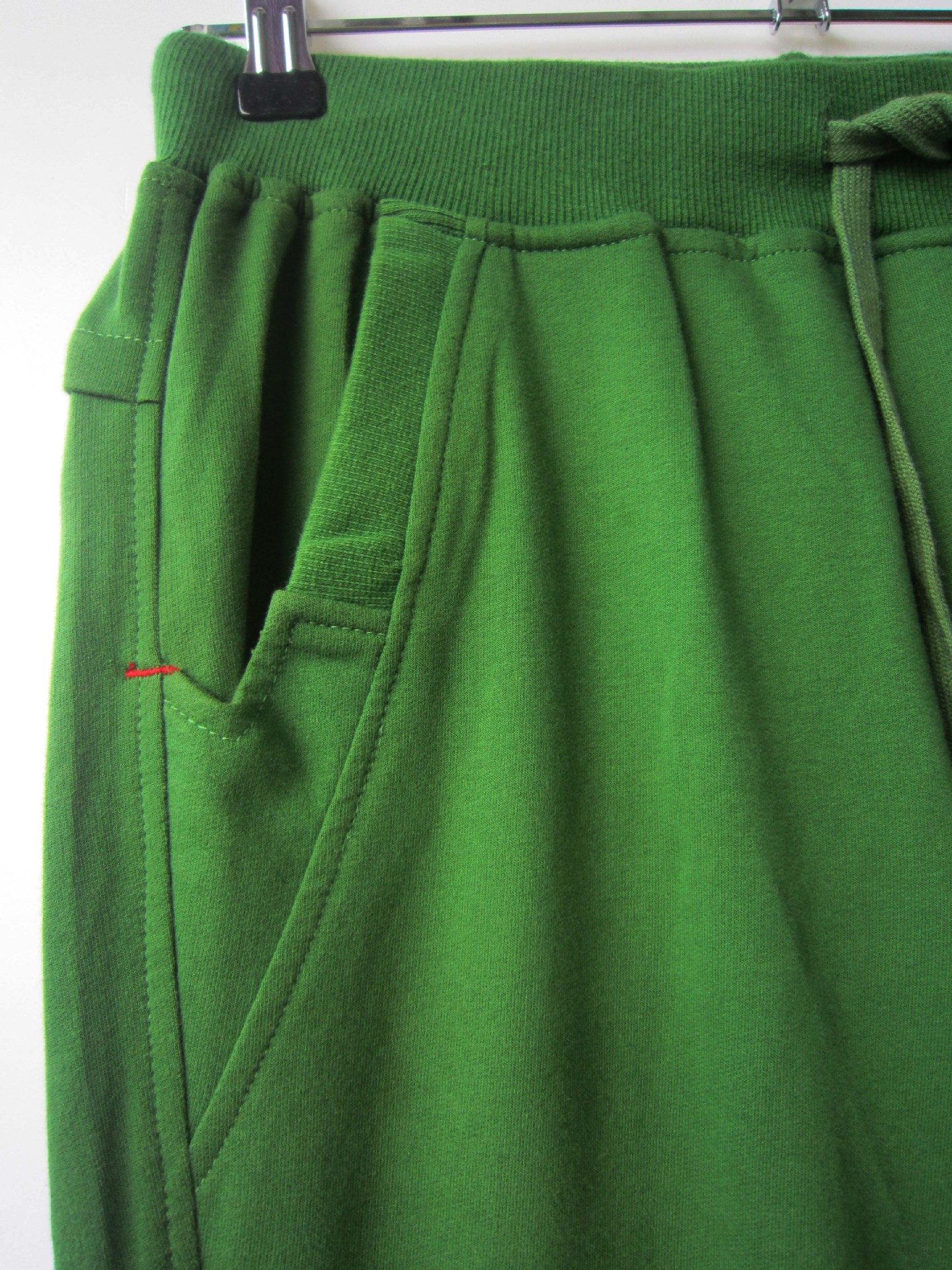 男装绿色卫裤 2013新款 夏季全棉薄款 纯色运动裤 休闲裤男