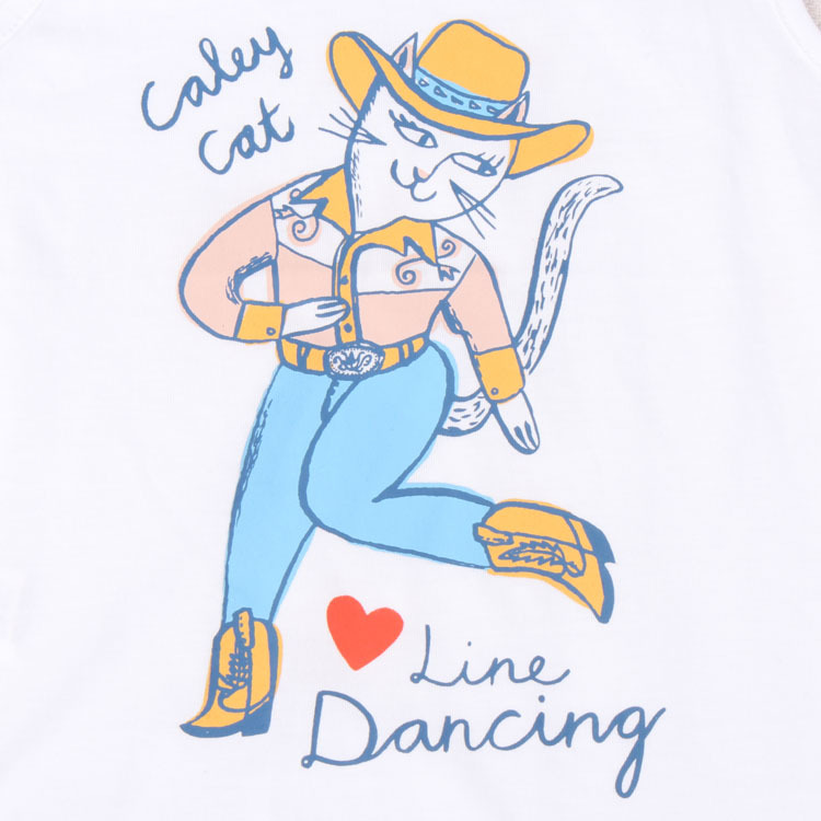 外贸原单批发curlykale全棉小童夏款可爱卡通印花纯棉小背心