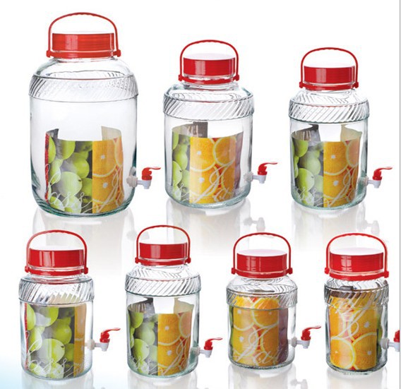厂家直销各种 玻璃储物罐 玻璃罐 密封罐 玻璃瓶