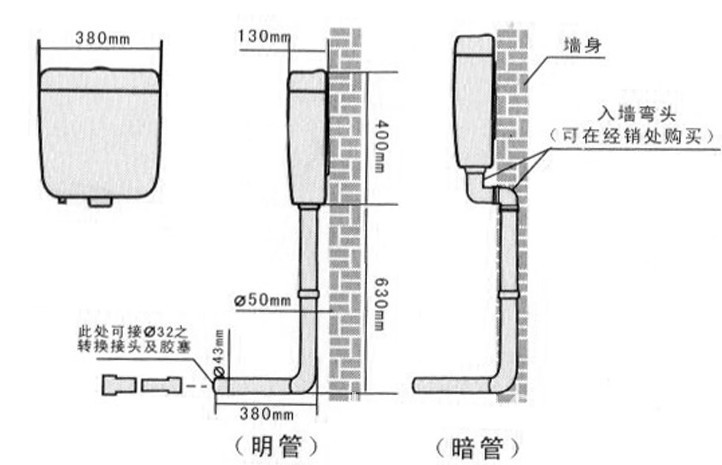 正品卫浴水箱 塑料水箱 蹲便水箱 保质5年 坚固耐用 全国包邮