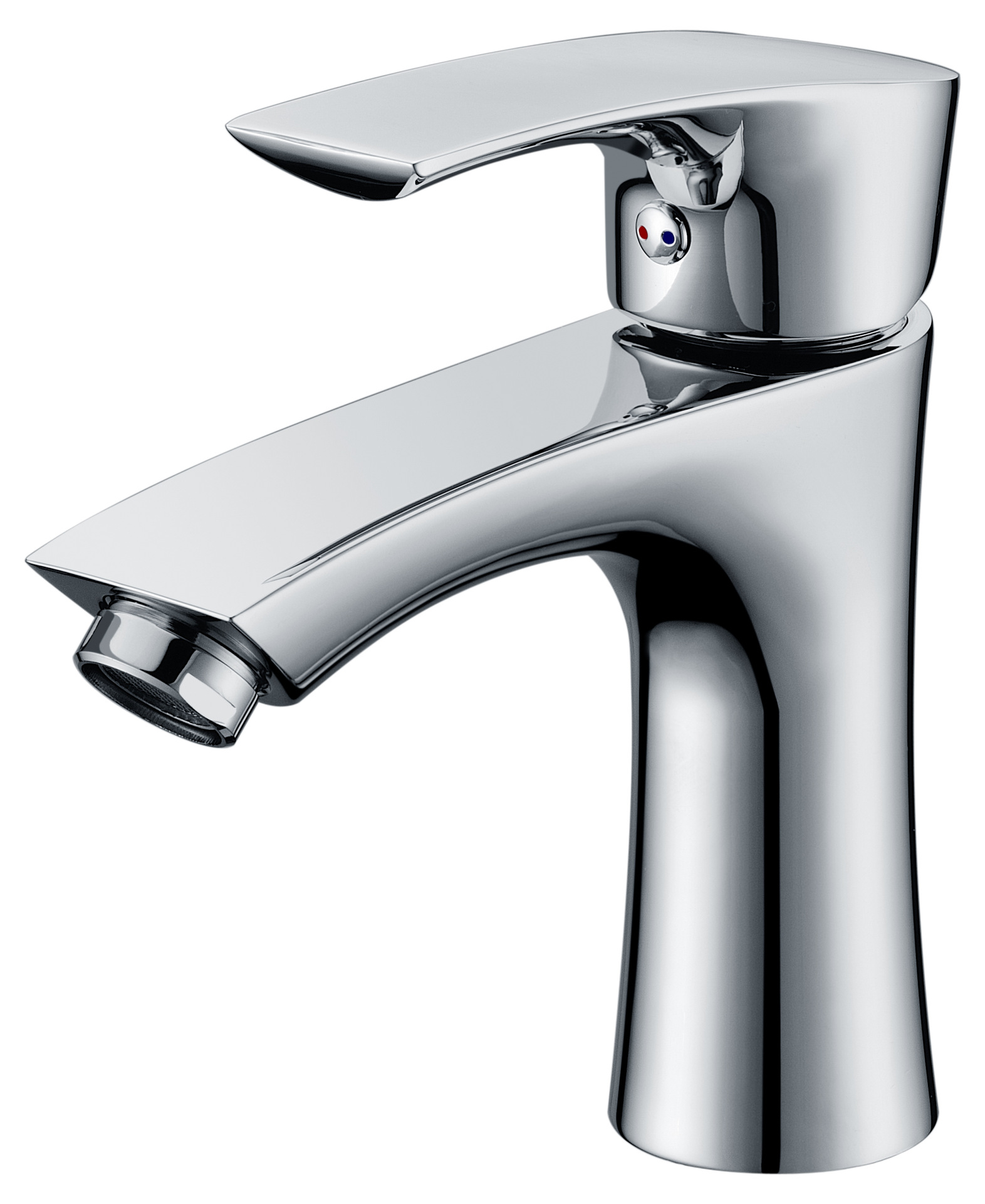 广东江门得多水暖 新款浴室面盆水龙头 全铜冷热水龙头 单孔旋转水槽