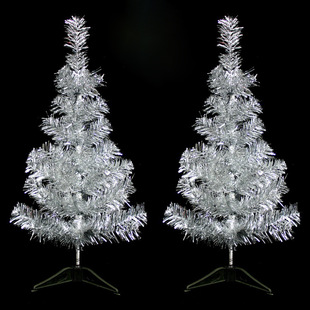 厂家直销60cm银色茜草圣诞树 义乌热销圣诞树