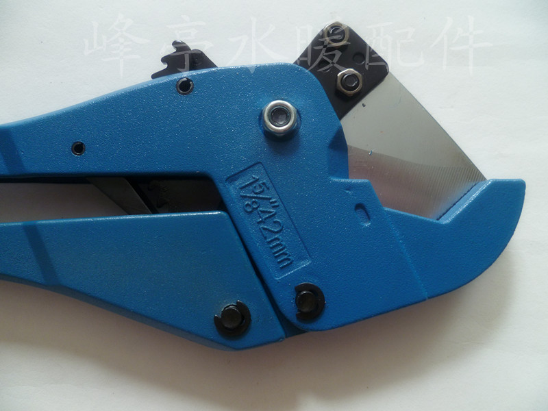 厂家直销ppr pe pvc剪刀 外贸圆口剪 ppr剪刀 42mm加厚锋利剪刀