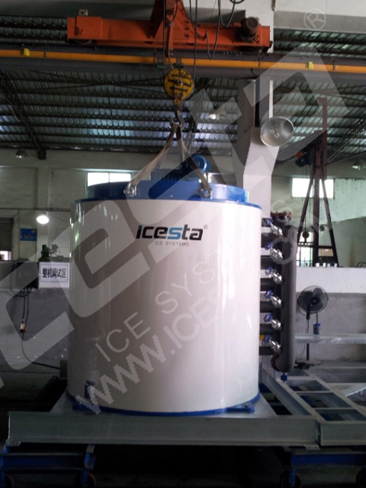 25t氨系统片冰机蒸发器厂家出货 低价出售 深圳兄弟专业制冰机