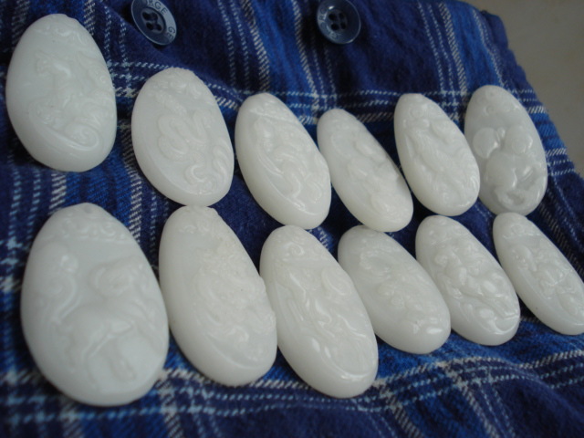 阿富汗白玉生肖全套批发