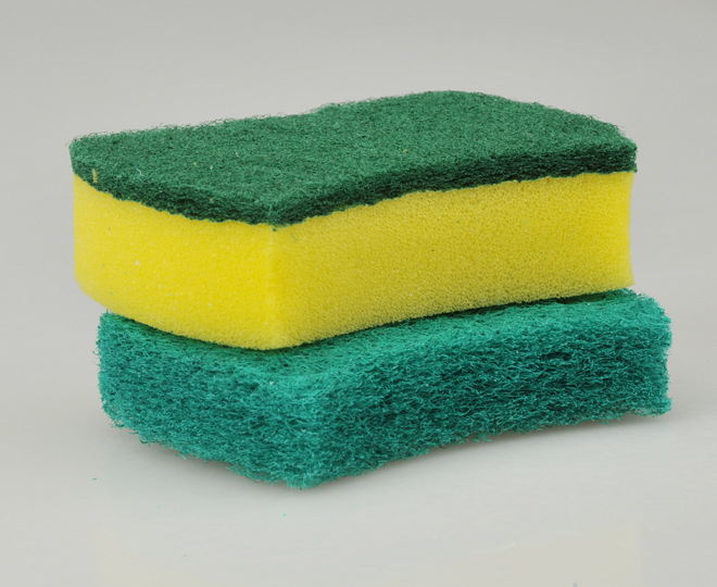 振兴型号cxm009夹式碗碟清洁块带海绵百洁布2片超值装3元以内