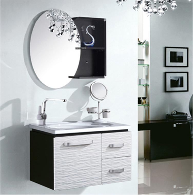 厂家直销洁雅卫浴洁具 浴室柜 花式太空铝浴室柜 时尚铝柜1210