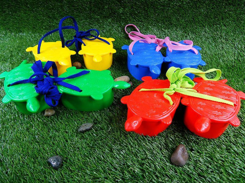 小乌龟高跷 儿童塑料玩具 感统训练器材 幼儿园玩具 笑脸高跷