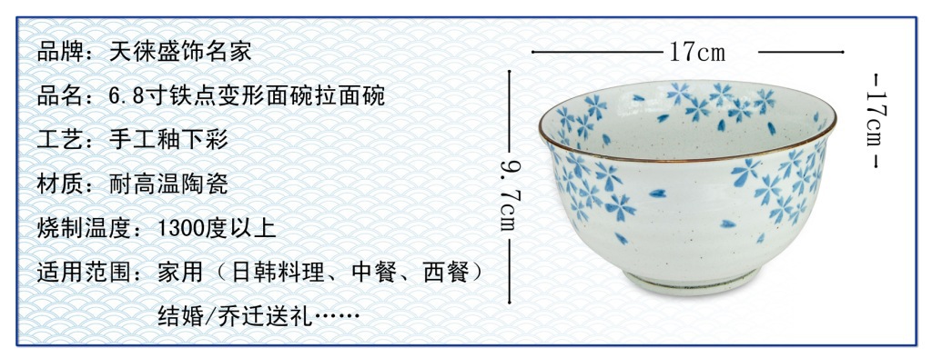 铁点变形面碗尺寸图