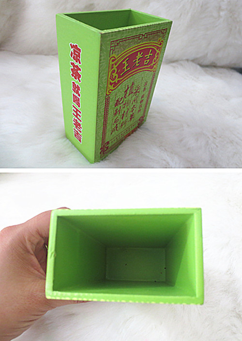 木制王老吉笔筒桌上收纳筒广告促销创意手工制作工具实用可订制