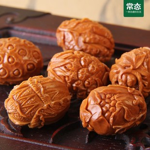 常态 水果八宝 苏工严根华 橄榄核雕 南工精品把玩收藏手串