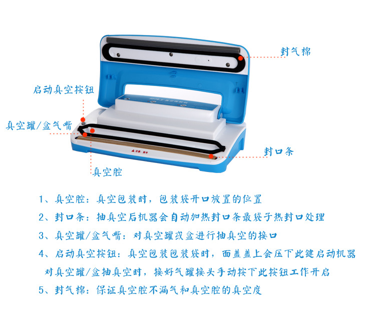 质优价廉 熏肉真空包装机
