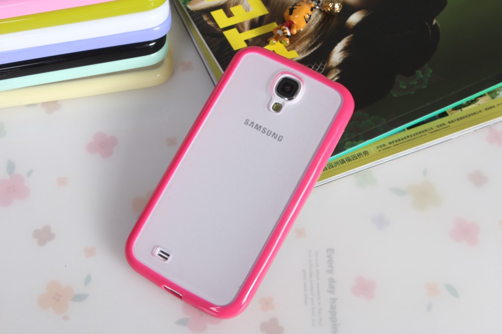 galaxy s4手机套 双色tpu手机套 三星i9500多种材质手机壳有现货