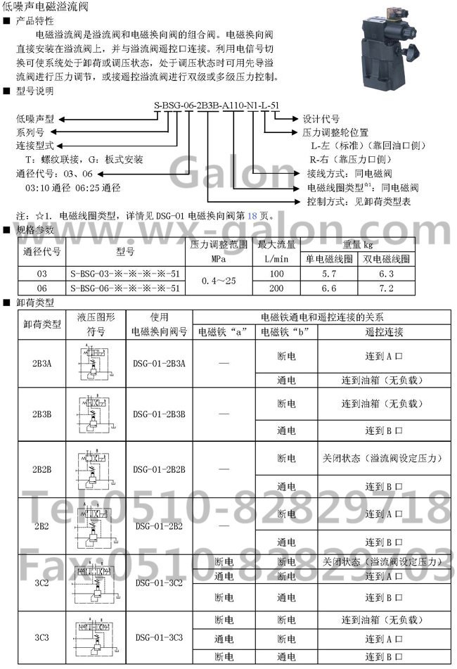 华德溢流阀型号对照表图片