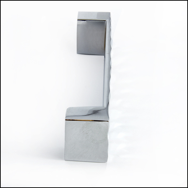 鳞片状u型橱柜门拉手 亮烙亮光抽屉拉手 现代家具门拉手把手 8599