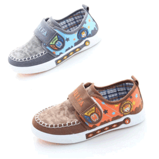 批发采购童鞋,婴儿鞋-小二郎涂鸦童趣儿童帆布鞋校园学生鞋34-38内长