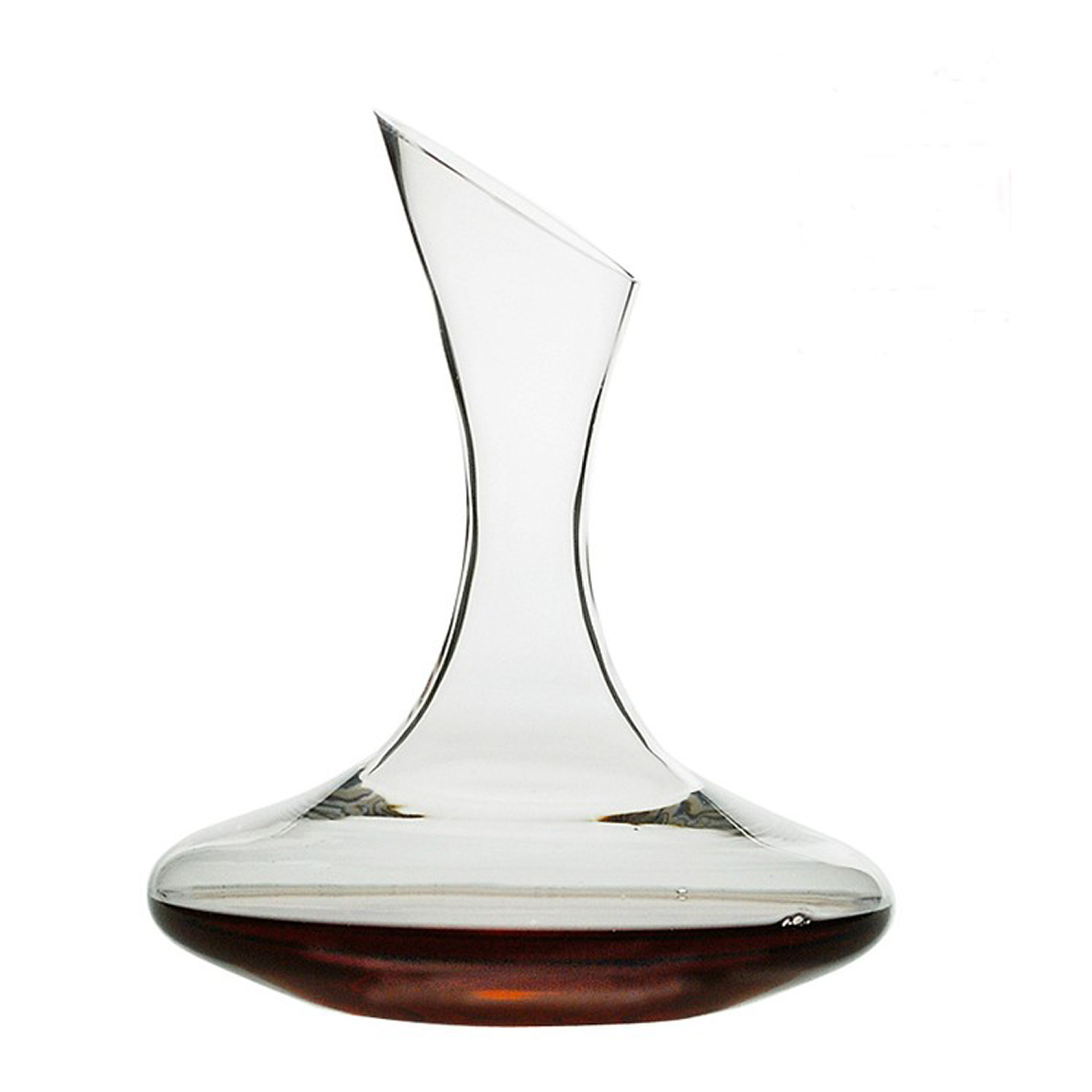 厂家 无铅水晶玻璃 全明斜口 醒酒器