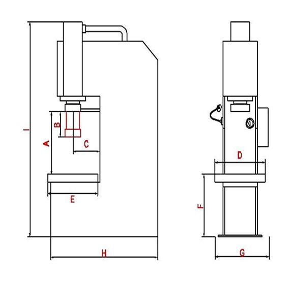 100%满意 台式单柱液压机 厂家直销台式单柱液压机 质优价廉