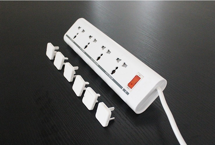 热销法耐德 儿童插头保护 安全电源插头防护 六只装阻燃【批发】