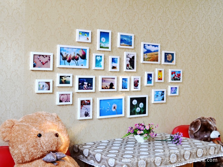 26框异形相框墙/照片墙/创意组合墙 送安装模板