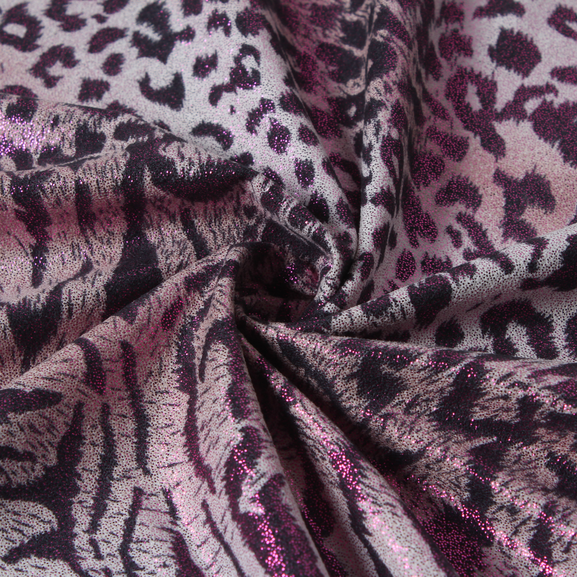 麂皮绒印花烫金