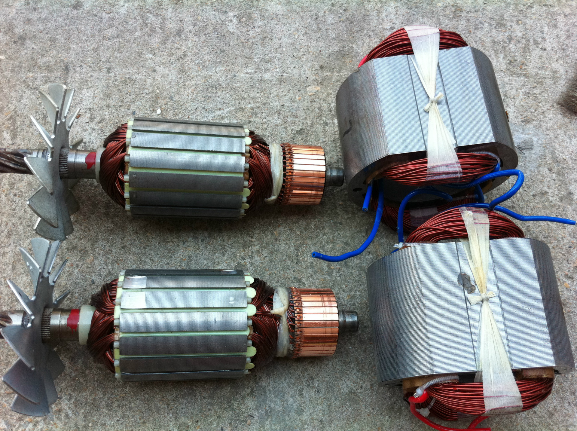 电动工具配件 350切割机定转子一套 全铜图片_5