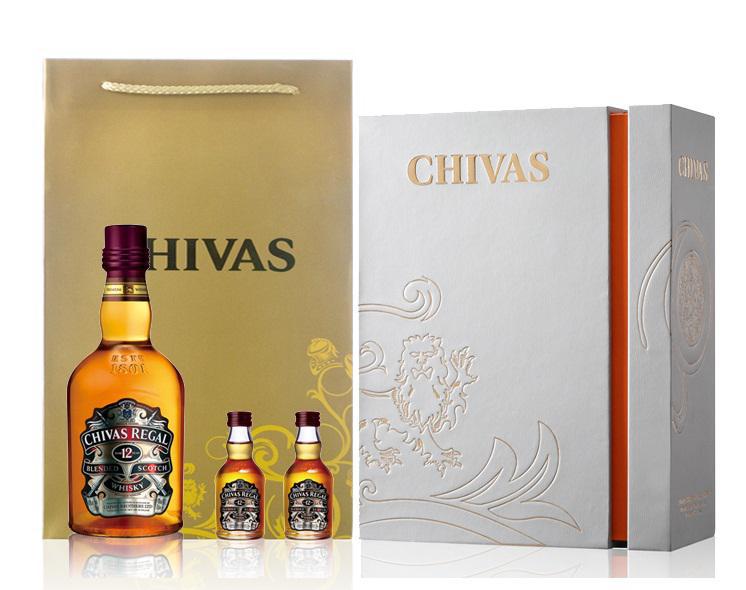 芝华士12年苏格兰威士忌700ml 礼盒 装