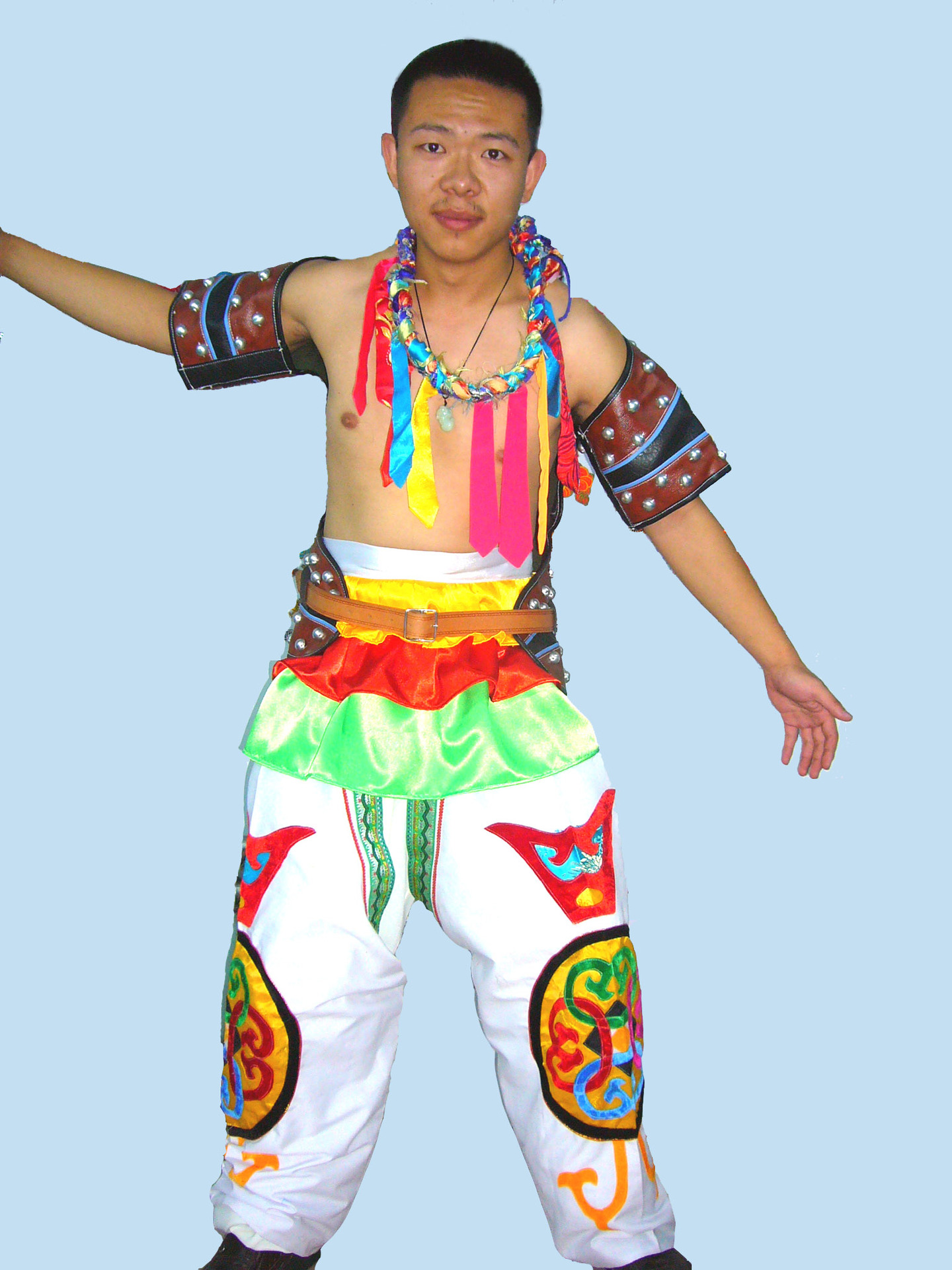 蒙古族博克服 表演服 表演服 表演服装