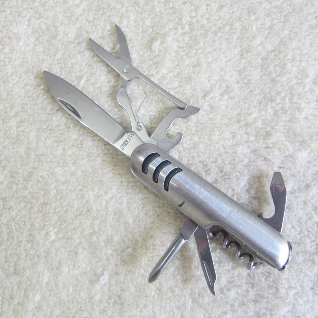 日美5704 多功能折叠刀 野营军刀 户外刀具 求生刀具 折叠小刀