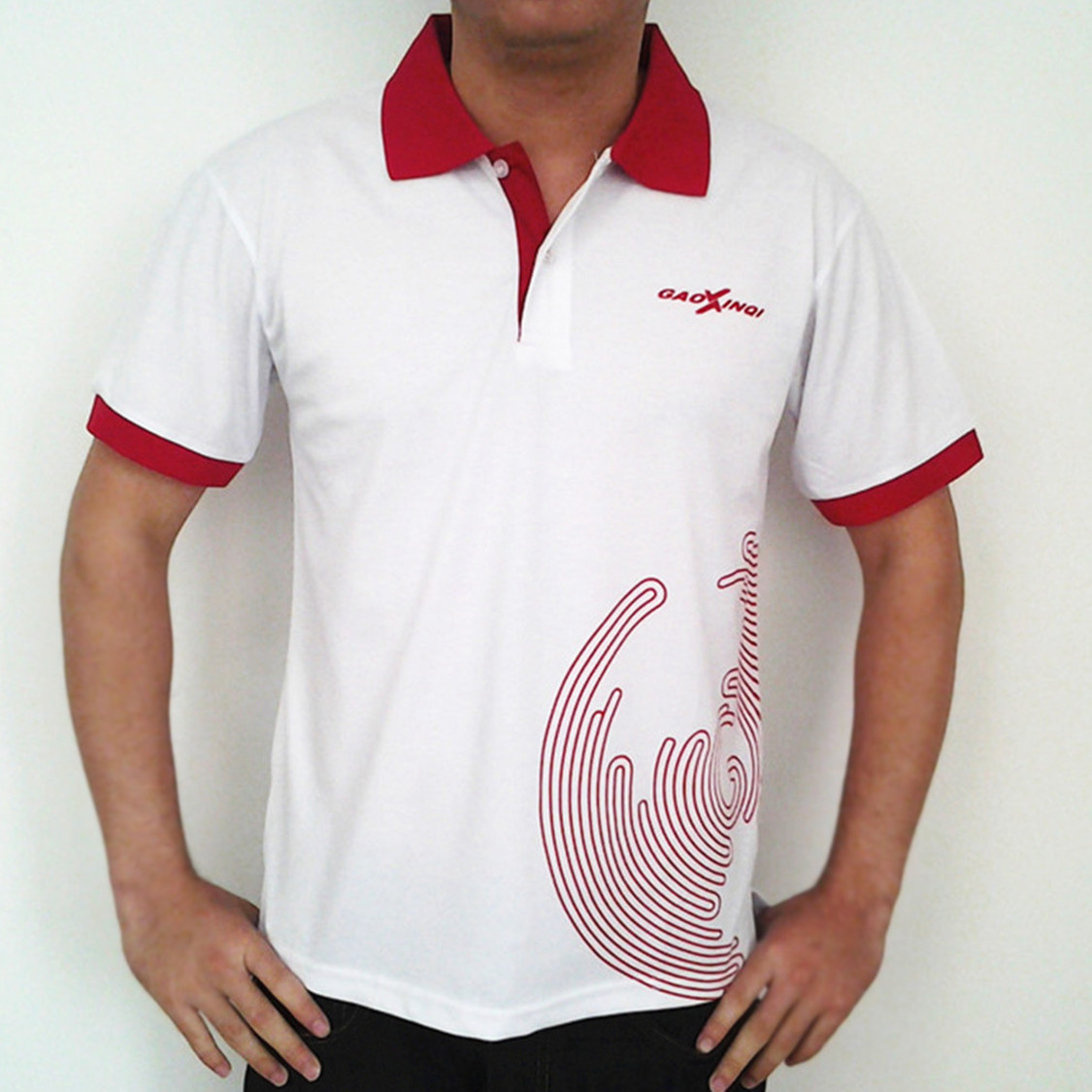 新款翻领广告衫男装短袖t恤广告衫定做广告文化衫批发定做厂家