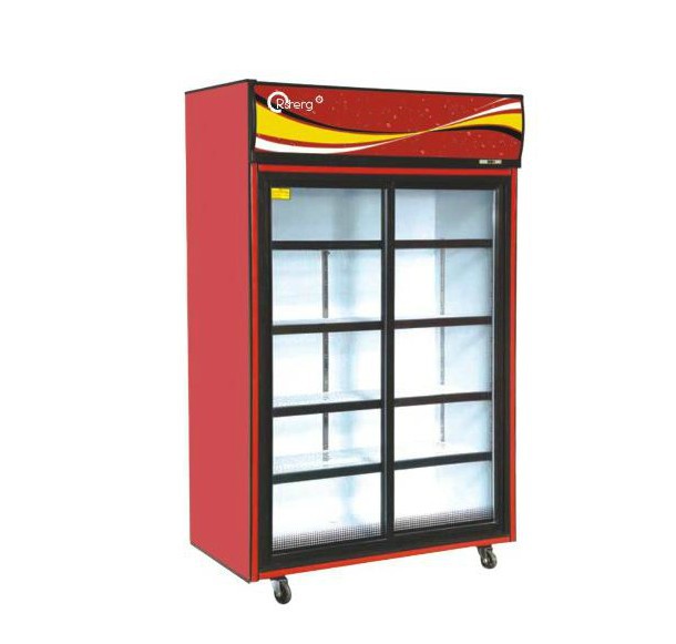 厂家直销新容声1米双移门立式冷冻展示柜 酒店点菜冷藏冰柜批发