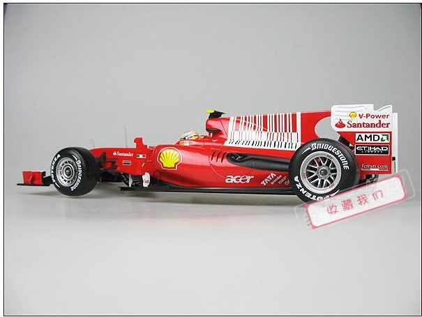 风火轮1:18合金法拉利f10赛车模型f1赛车 2011赛季阿隆索 8号