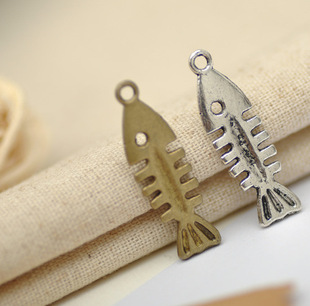 【生产批发】zakka风古董小物 拍照道具 diy 饰品配件 鱼骨头挂件