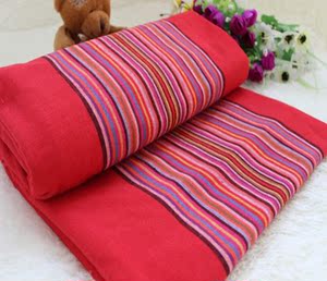 纯棉老粗布加厚床单手工无拼接2米x2.3米大量供应批发集市门市部