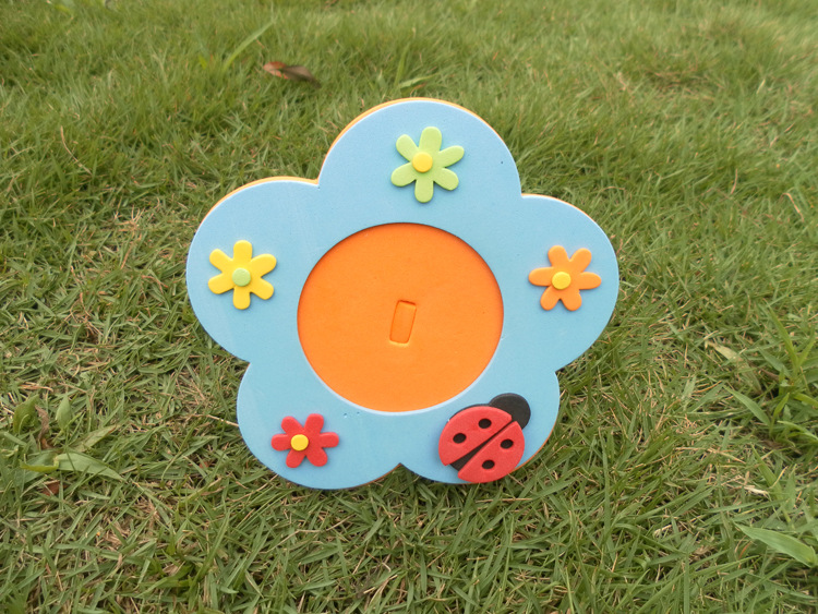 eva相框 儿童相框 动物卡通相框 手工diy