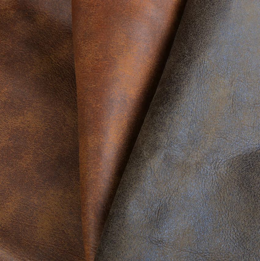 特价销售西部牛仔风格爆裂疯马头层牛皮