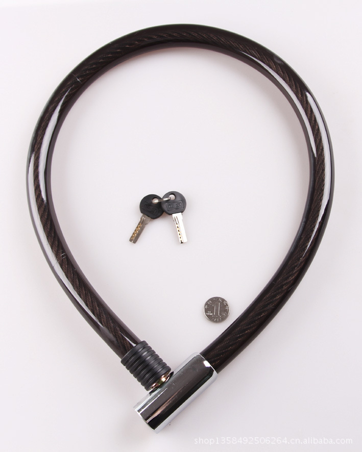 自行车钢缆锁,钢丝锁 自行车锁 摩托车锁