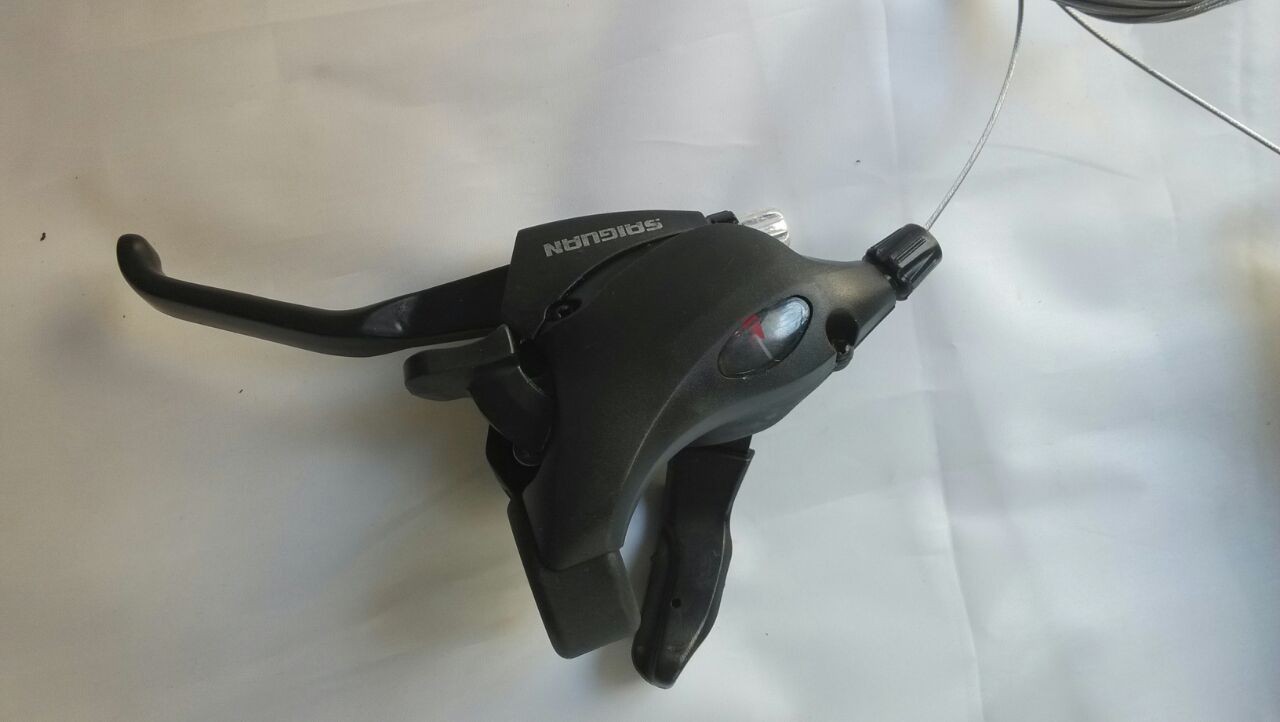 自行车调速转把 saigurn 赛冠 连体指拨 山地车拨把 单车配件图片_6