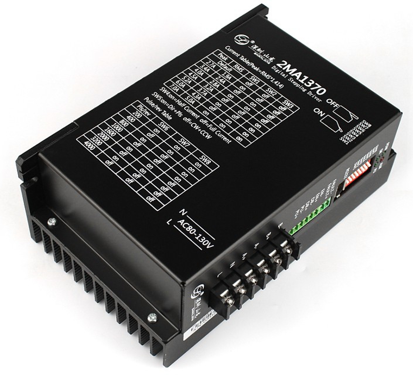 双轴三相细分步进驱动器sl3632 山龙电控