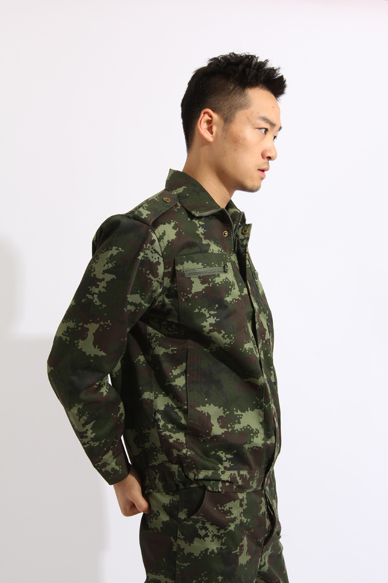 专业生产供应 男士户外迷彩服套装 美式休闲丛林迷彩