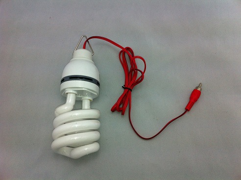 节能灯灯泡 12v直流带线螺旋30w 8000/3000小时 高效粉 浙江义乌